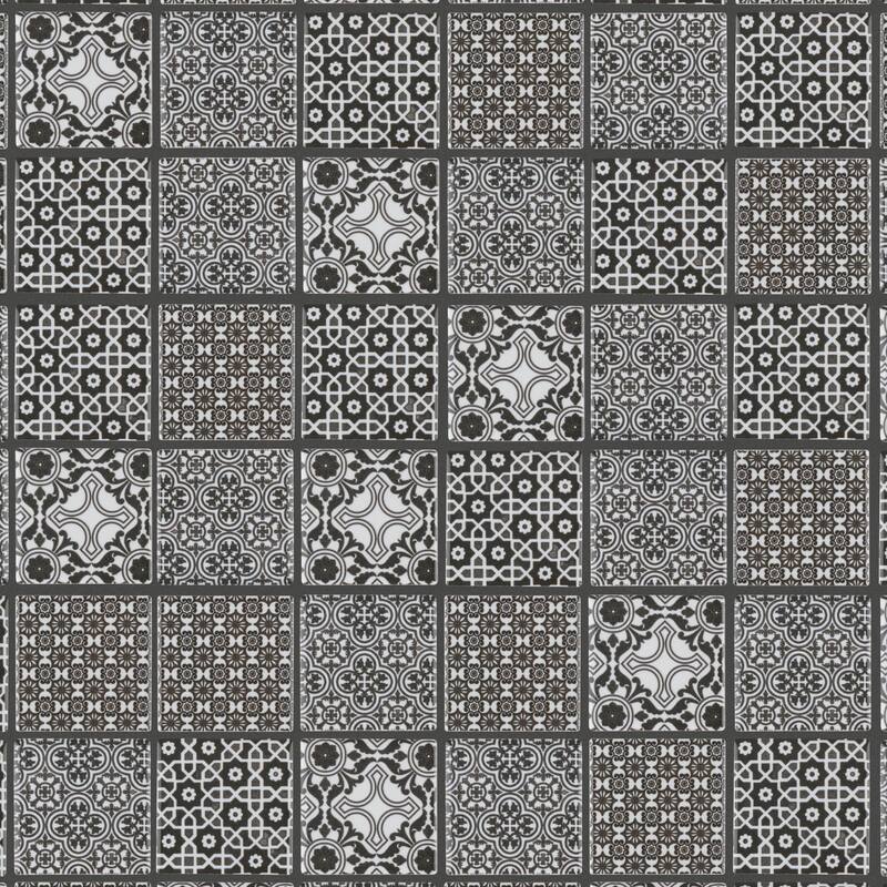Merola Tile Classico 2" Square Black 11-3/4" x 11-3/4" Porcelain Floor and Wall Tile