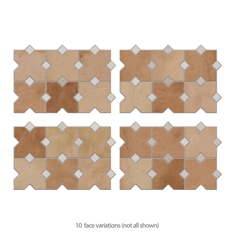 Merola Tile Ruanes Cotto 15-3/4" x 23-5/8" Porcelain Floor and Wall Tile - Pallet (20 Tiles)