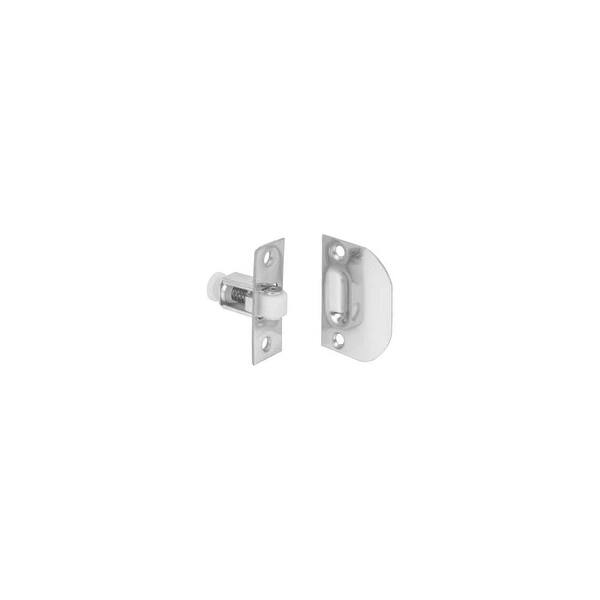 slide 1 of 1, Ives Wrought Brass Adjustable Roller Catch 2 1/4" x 7/8" Face Plate
