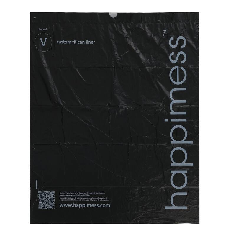 happimess, 30 Gallon Drawstring Unscented Trash Can Liner