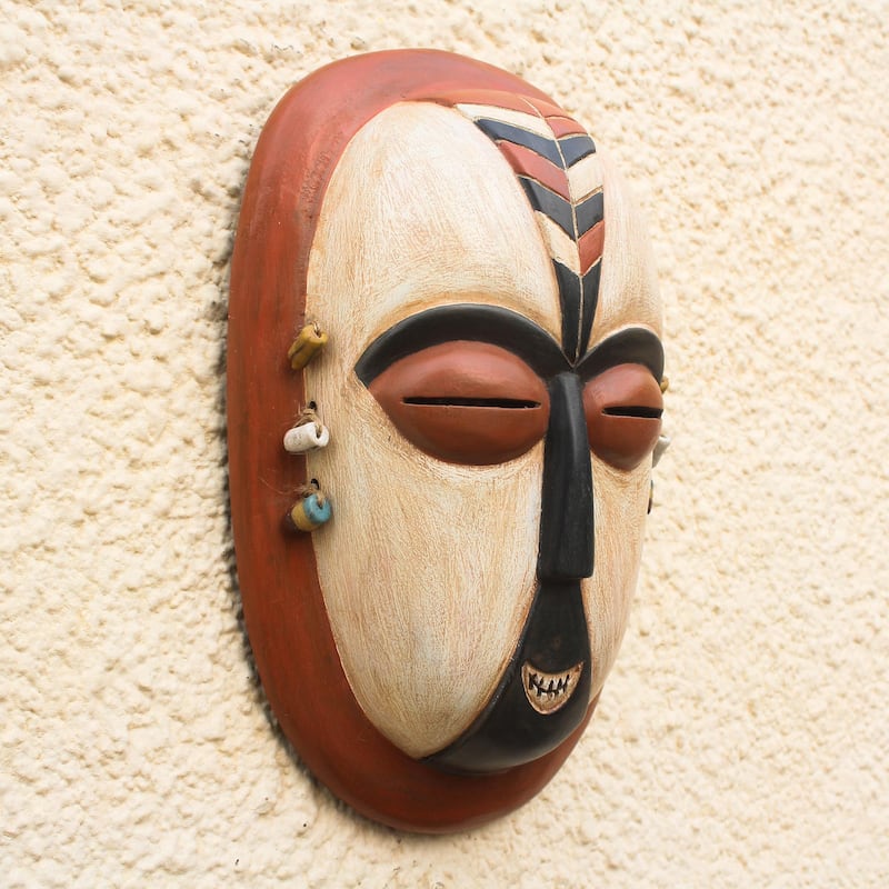 Novica Handmade Duma African Wood Mask