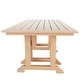 preview thumbnail 51 of 49, Laguna Hdpe All Weather Outdoor Patio 71" Rectangular Dining Table