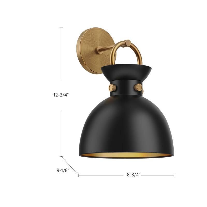 Alora Lighting WV411309 Waldo 13" Tall Wall Sconce