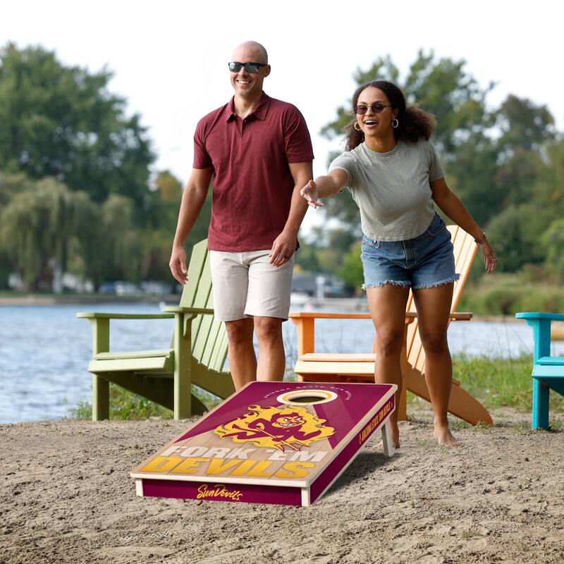Arizona State Sun Devils NCAA 2x4 Professional Cornhole Board Set