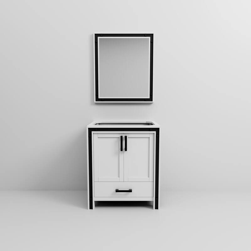 Ziva Bath Vanity No Top and Mirror