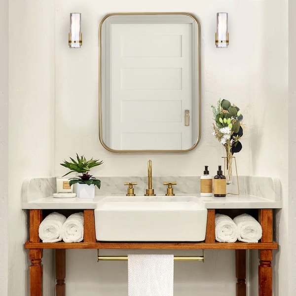 Highpoint Collection 19-inch White Rectangular Bathroom Vessel Sink without Overflow. Opens flyout.