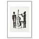 preview thumbnail 22 of 60, Bebop I Black Art Canvas Print by Art Remedy White - 10" x 15"