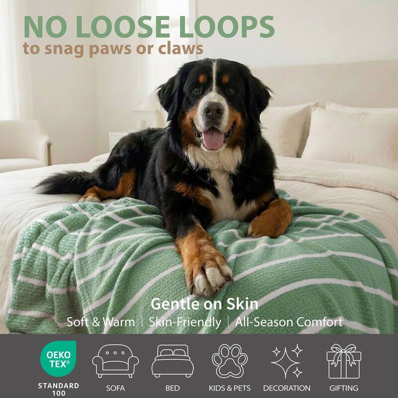 Ultra Soft Cozy Knit Throw Blanket