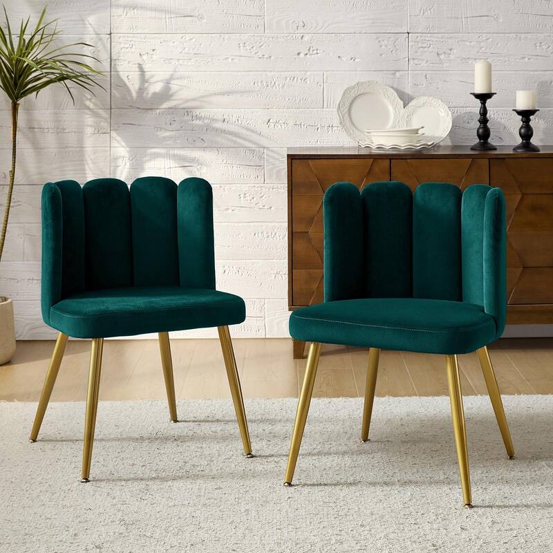 Anjela Side Chair with Tufted Back Set of 2