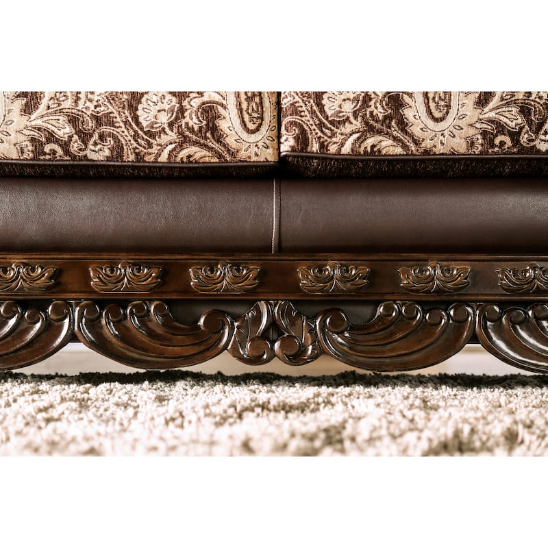 Gracewood Hollow Dayaram Traditional Brown Sofa