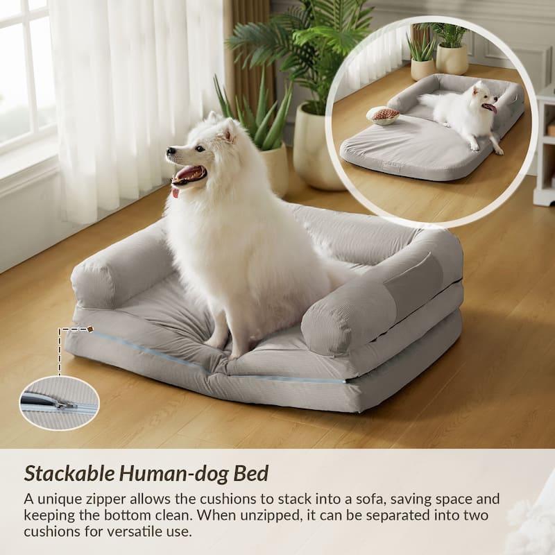 Human Dog Bed with Cooling Mat by HULALA HOME