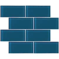 Buy Blue Glass Backsplash Tiles Online At Overstock Our Best Tile Deals