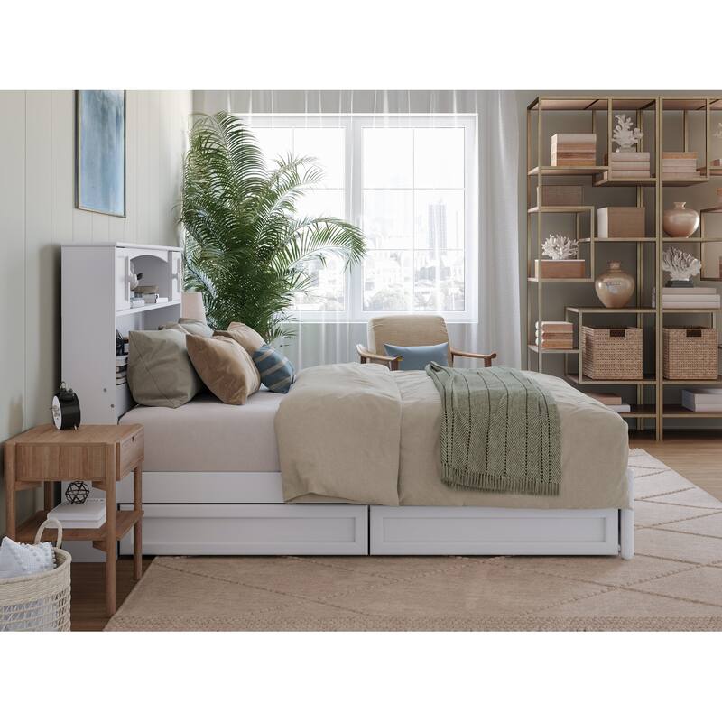 Hadley Platform Bed with Panel Footboard and Storage Drawers