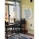 Nelson Industrial Modern Rustic Storage Desk by iNSPIRE Q Classic