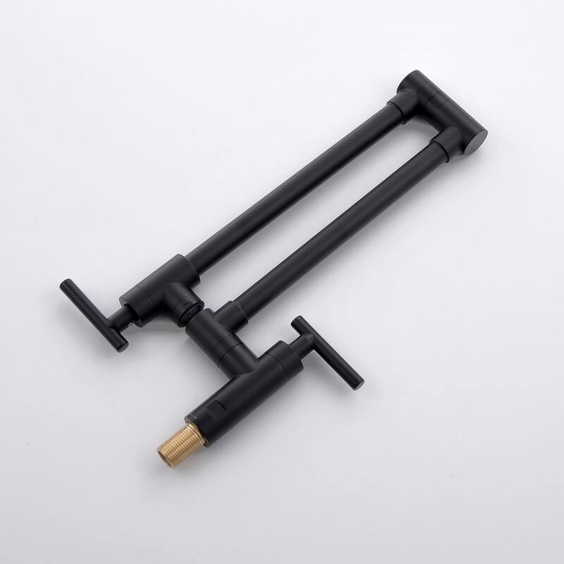 Wall mounted commercial pot filler faucet