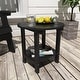 preview thumbnail 2 of 33, WINSOON All Weather HIPS Outdoor Side Tables 2-Tier Adirondack Tables End Tables 18inch