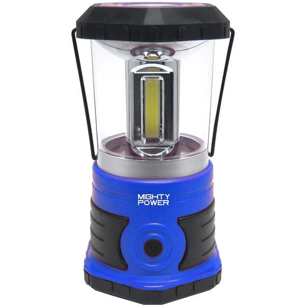 Mighty Power 4D LED Camping Lantern With Rubber Base, Compass-Handle,  X-Large, Blue-Black, 750 Lumens - Bed Bath & Beyond - 33754579