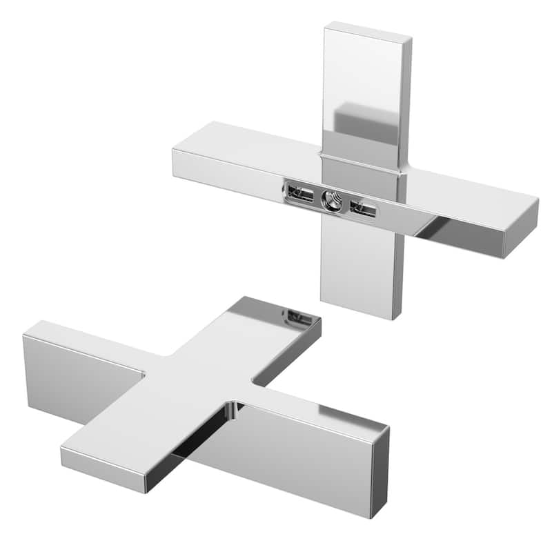 Pfister HHL-VRVX Verve Cross Handles Only for Widespread Bathroom - Polished Chrome