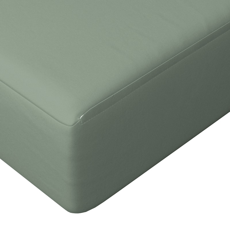 California Umbrella Outdoor Deep Seat Cushion Set, 24" x 48", Sunbrella Fabric, Densified Fiber Fill