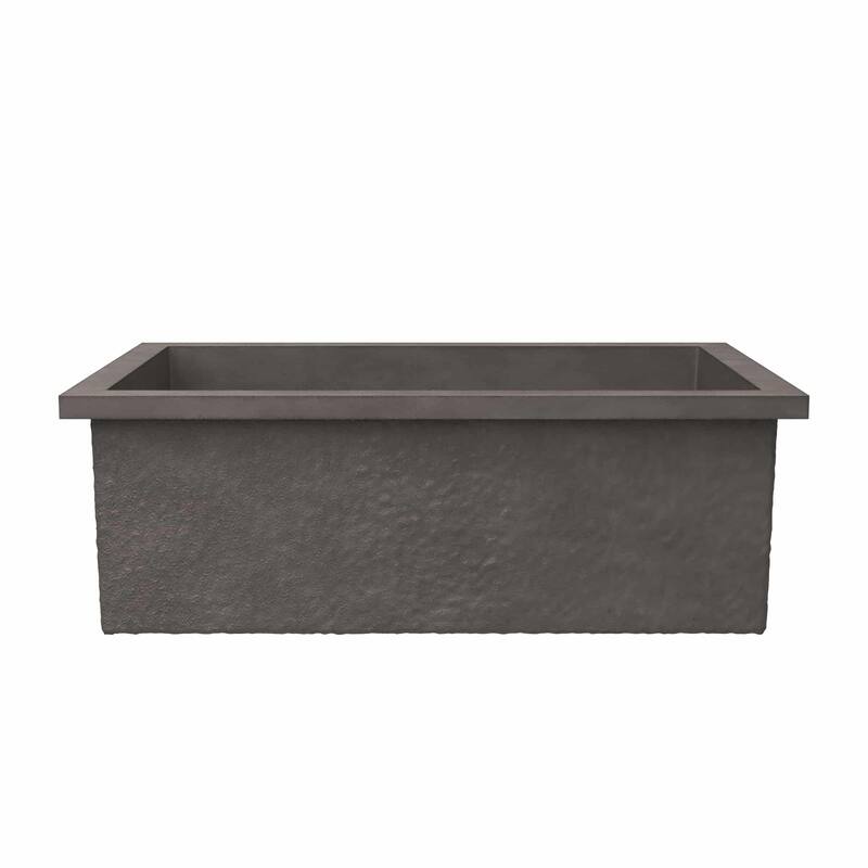 Native Trails NSK3019 NativeStone 30" Undermount Single Basin Concrete