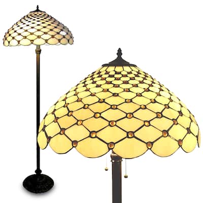 Tiffany-style Jewel Floor Lamp