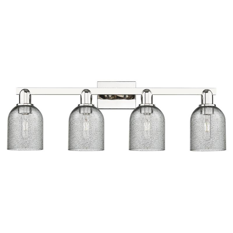 Innovations Lighting Endless Possibilities Arcadia - Caledonia - 4 Light 32" Bath Vanity Light - Charcoal/Polished Nickel