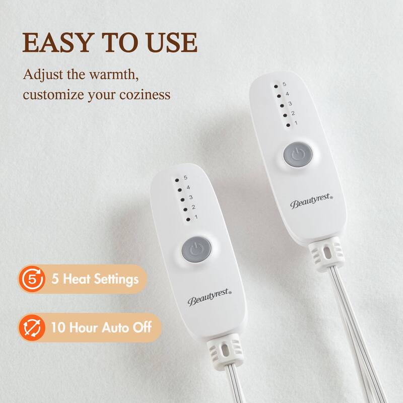 Beautyrest Nonwoven Heated Mattress Pad