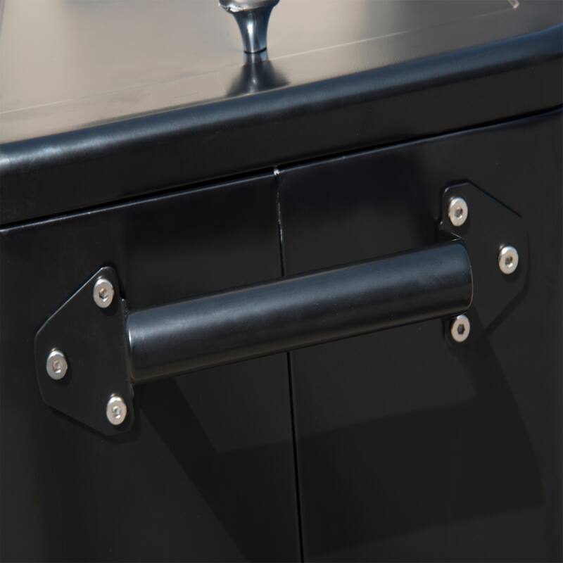 Outsunny Rolling Ice Chest Portable Patio Party Drink Cooler Cart