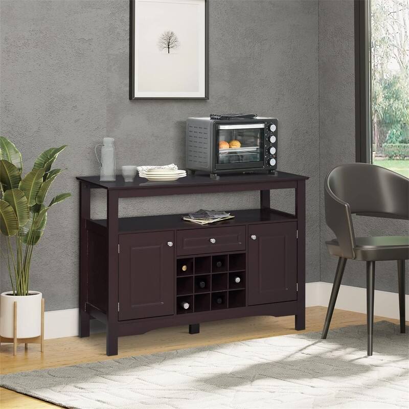 Coffee Bar Cabinet - 15.75"D x 45.75"W x 32.5"H
