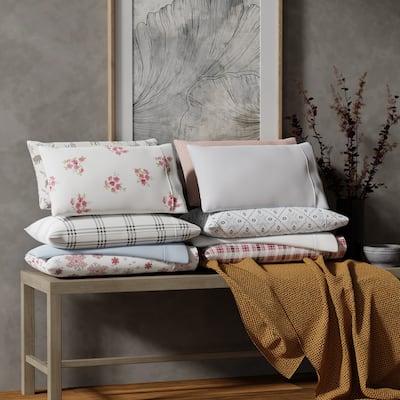 Color Sense Cotton Double Brushed and Extra Warm Flannel Sheet Set