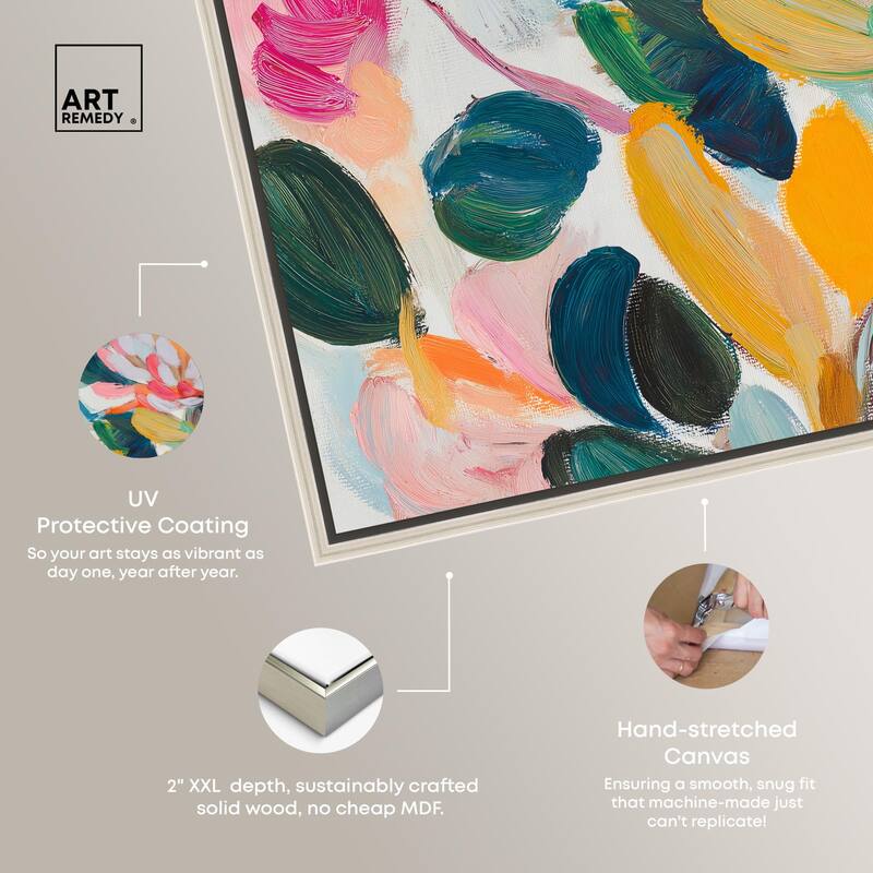 Lively Flora II Canvas by Art Remedy