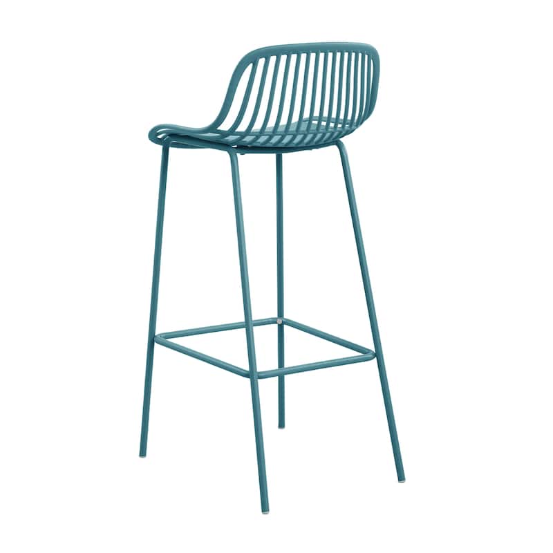 Christopher Knight Home - Benson Modern Outdoor Barstool with Weather-Resistant Design - Set of 2