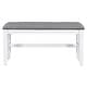 preview thumbnail 13 of 18, 6 Piece Dining Table Set, Wood Rectangular Dining Table with Upholstered Bench and 4 Dining Chairs, Kitchen Table Set