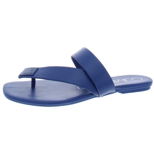 calvin klein flip flops womens
