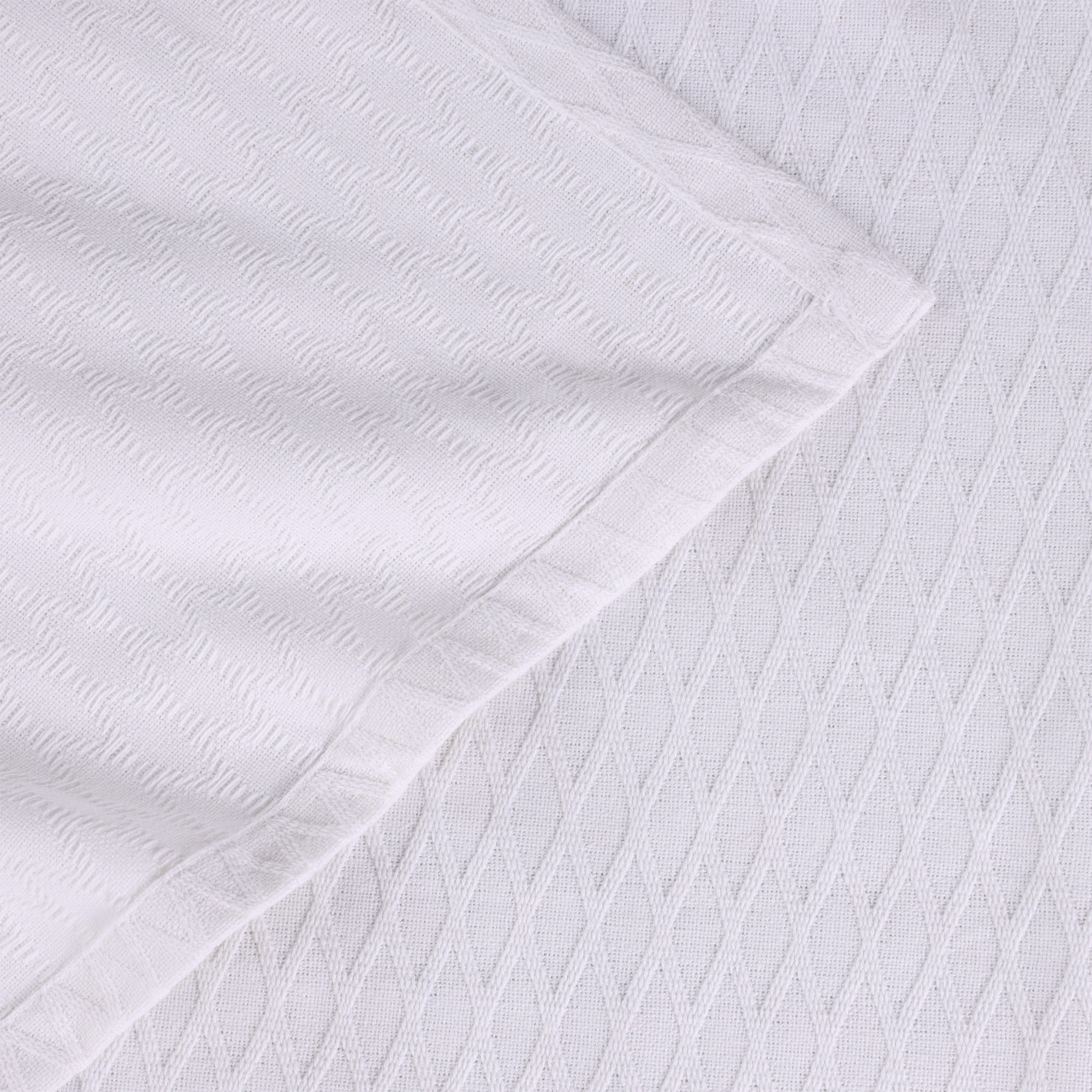 Superior Diamond Weave All-Season Bedding Cotton Blanket - Picture 60 of 66