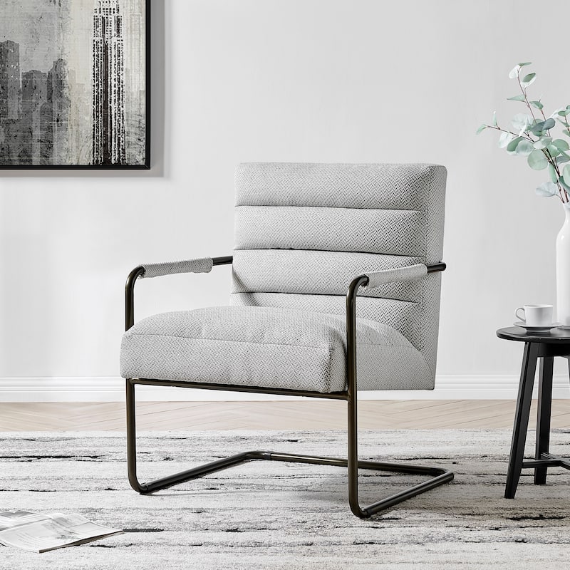 NPD Furniture Peyton Fabric Accent Arm Chair