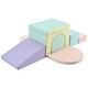preview thumbnail 1 of 5, Soft Climb and Crawl Foam Playset 7 in 1, Soft Play Equipment for Toddlers - Multi-Color Multi-Color