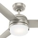 preview thumbnail 14 of 18, Hunter 48" Midtown Ceiling Fan with LED Light, Handheld Remote - Modern, Contemporary, Transitional