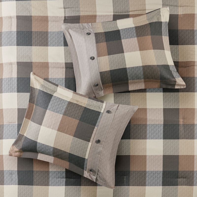 Madison Park Pioneer 7-piece Herringbone Comforter Set