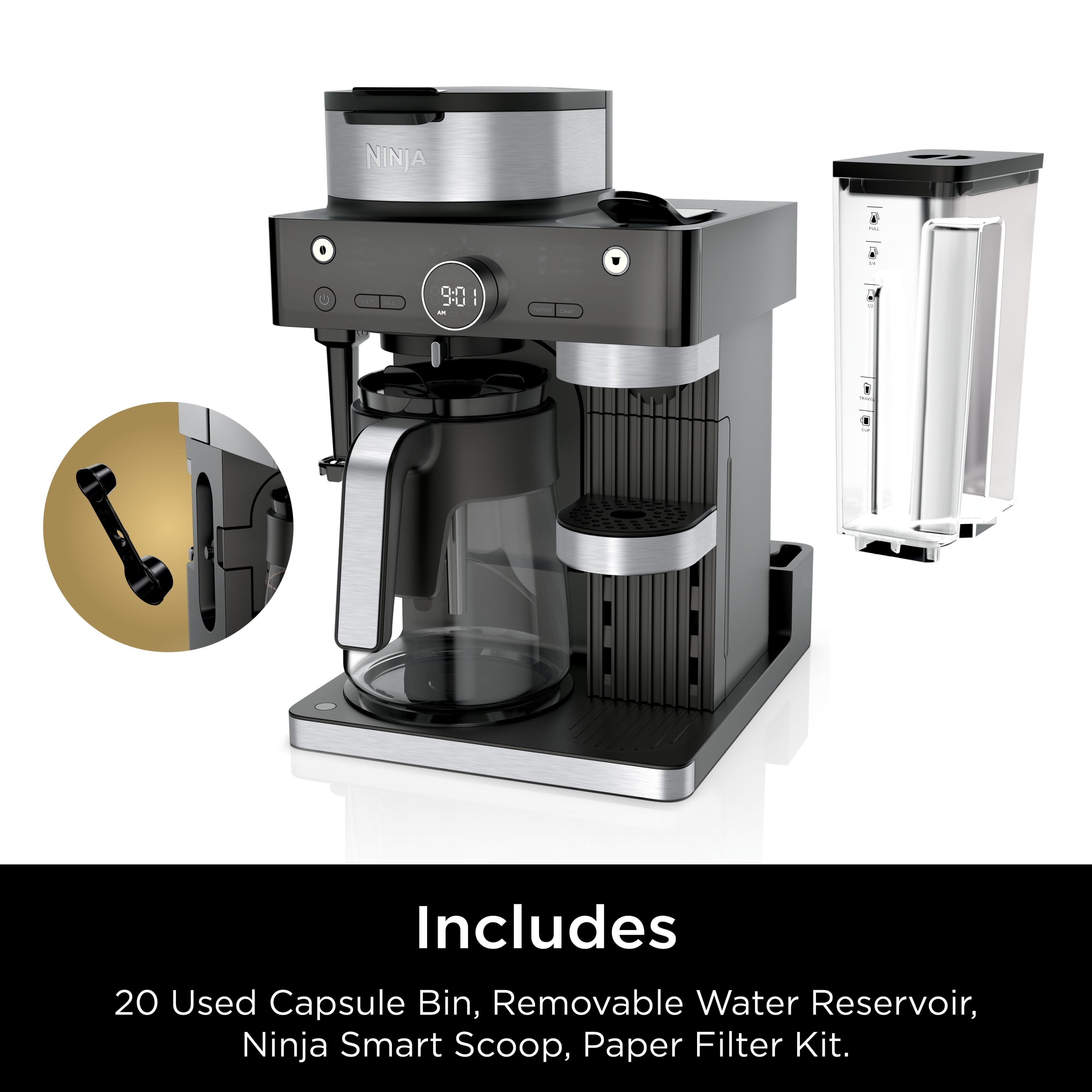 Ninja CFN601 Espresso & Coffee Barista System - Bed Bath & Beyond - 38036439