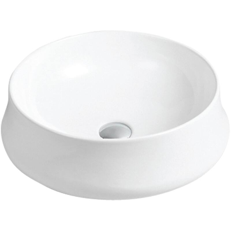 Karran USA VC-428 Valera 18-1/4" Circular Vitreous China Vessel - White