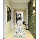 preview thumbnail 5 of 6, L'Baiet Quinn Grey Floral Rug