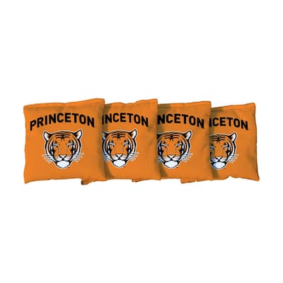 Orange Princeton University Tigers Cornhole Bags