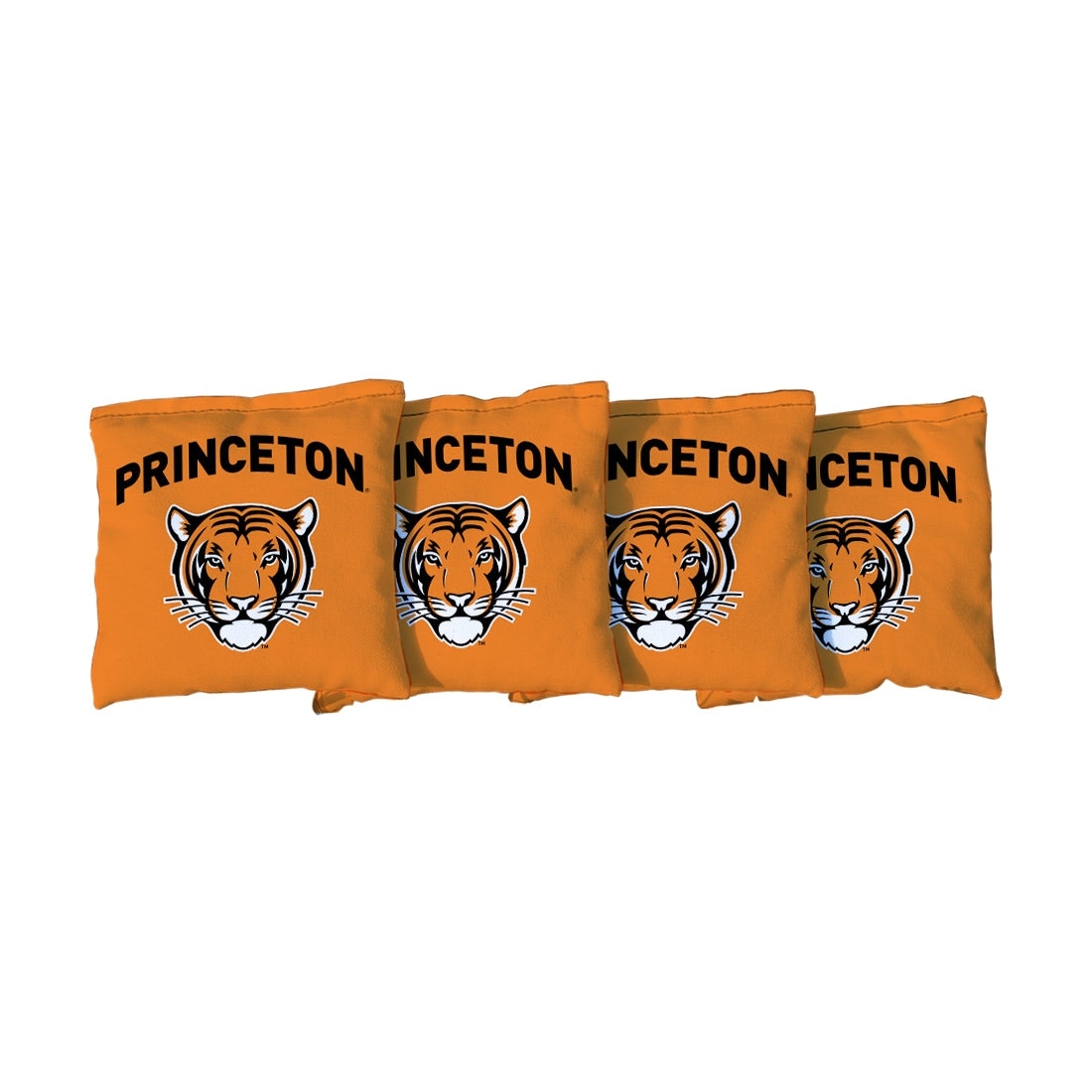 Orange Princeton University Tigers Cornhole Bags