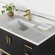 preview thumbnail 83 of 143, Altair Wildy Bathroom Vanity with White Composite Stone Top without Mirror