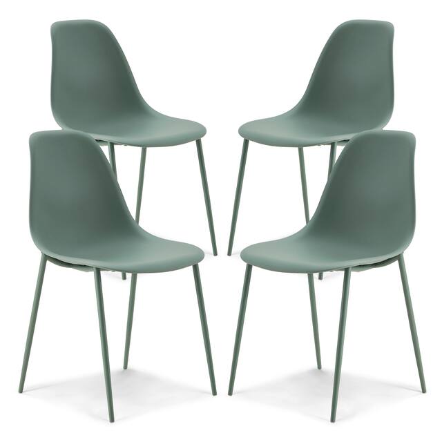 Poly and Bark Isla Chairs (Set of 4) - Pistachio Green