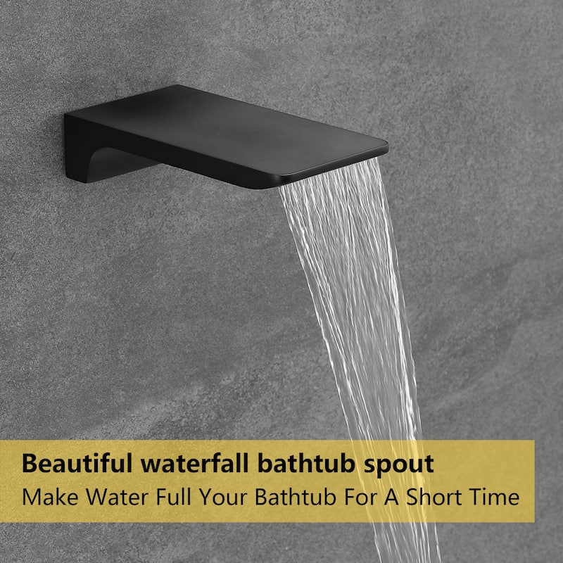 Ceiling Mount Shower Faucet and Tub Faucet with 10 inch Fixed Shower Head