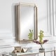 preview thumbnail 7 of 6, Uttermost Amherst 37" x 24" Hollywood Glam Layered Frame Wall Mirror