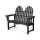 preview thumbnail 13 of 12, POLYWOOD Classic Adirondack 48" Bench Black