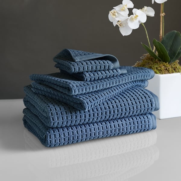 DKNY Quick Dry 6-pc Towel Set - Towel Multipack - Denim